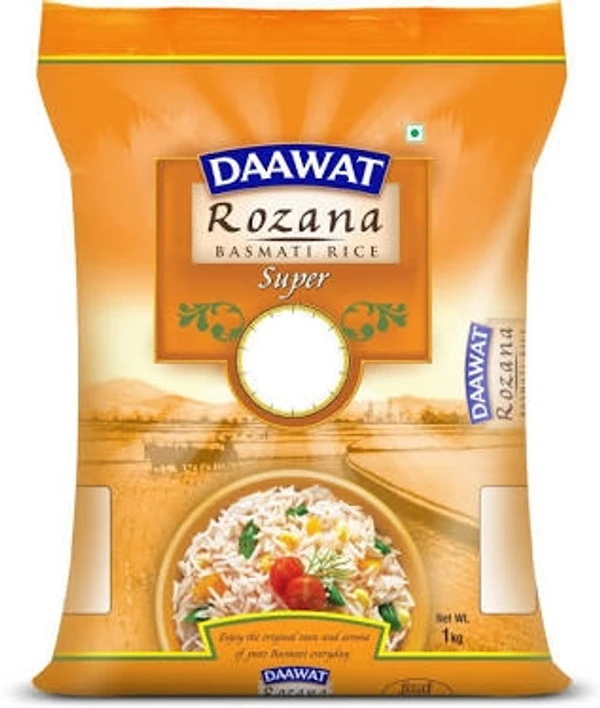 Daawat Basmati Rice Rozana Super - 1kg
