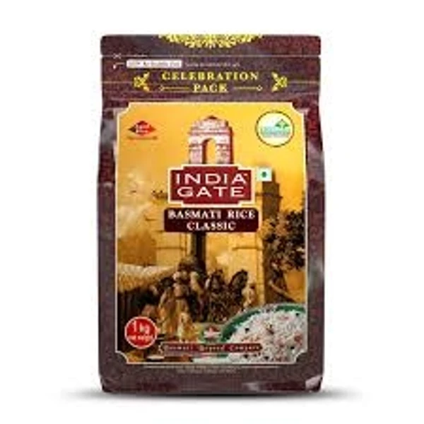 India Gate Basmati Rice Classic - 1kg