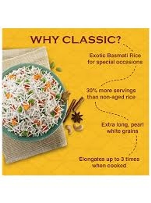 India Gate Basmati Rice Classic - 1kg