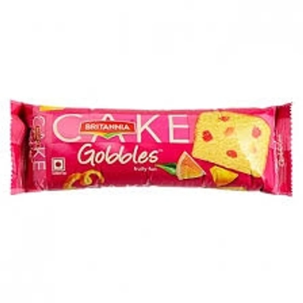 Britannia  Gobbles Fruity Fun Cake - 30g