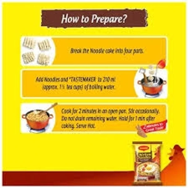 Maggi Chicken Noodles - Instant Meal, Goodness Of Iron - 71g (Pouch)
