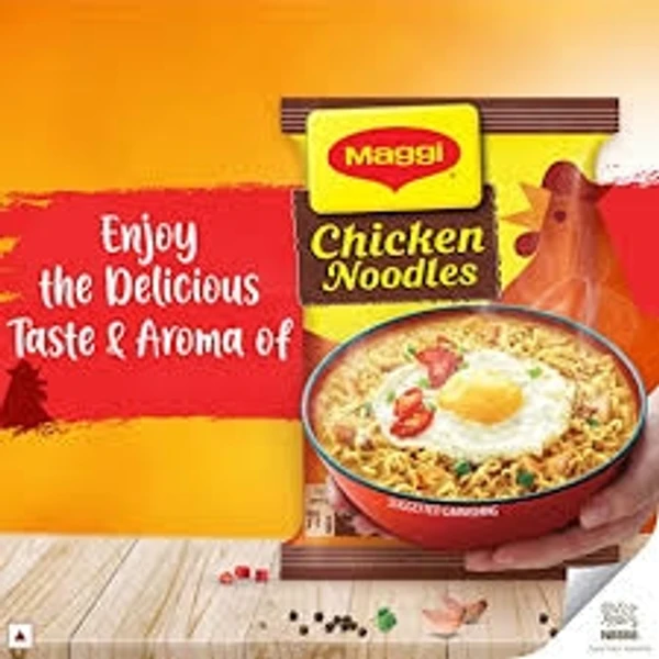 Maggi Chicken Noodles - Instant Meal, Goodness Of Iron - 71g (Pouch)