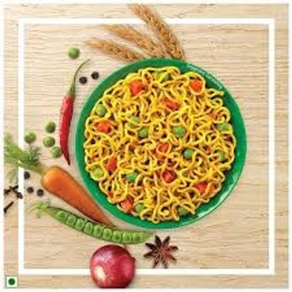 Maggi Nutri Lucious Masala Veg Atta Noodles - 72.5g -pouch
