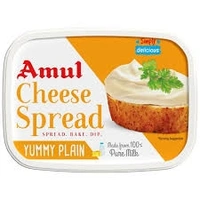 Amul Cheese Spread - Yummy Plain, Made From 100% Pure Milk,  - 200g -Tub