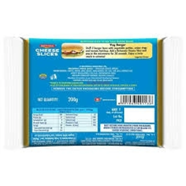 Britannia Cheese Slices  - 100g -(5 Slices ×20g Each)