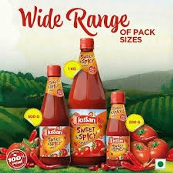 Kissan Sweet & Spicy Ketchup  - 425g