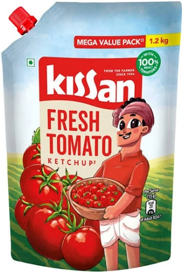 Kissan Fresh Tomato Ketchup  - 850g -pouch