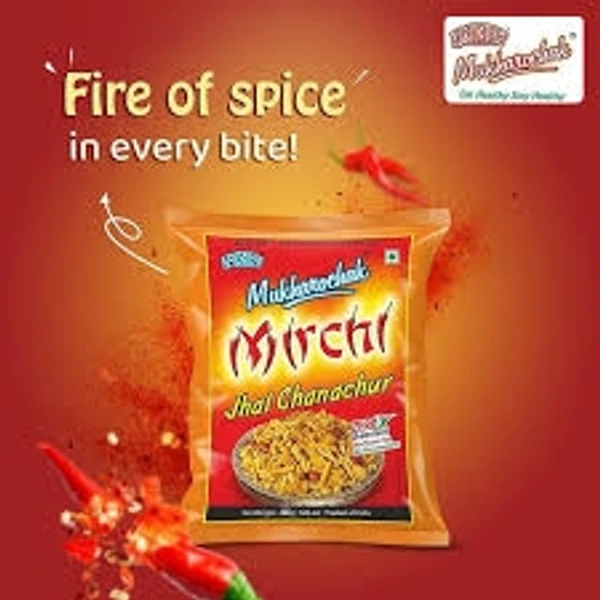 Mukharochak Mirchi Jhal Chanachur Namkeen  - 200g