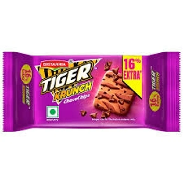 Britannia Tiger Crunch Chocochips Biscuits  - 63g