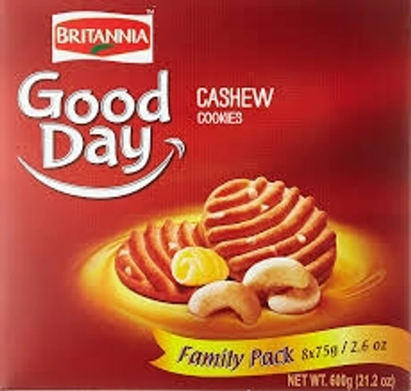Britannia  Good day Cashew Coockies , Zero Trans Fat - 52.5g