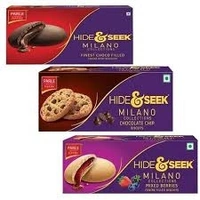 Parle  Hide And Seek  Milano  Centre Filled Biscuits, Mixed Berries  - 75g