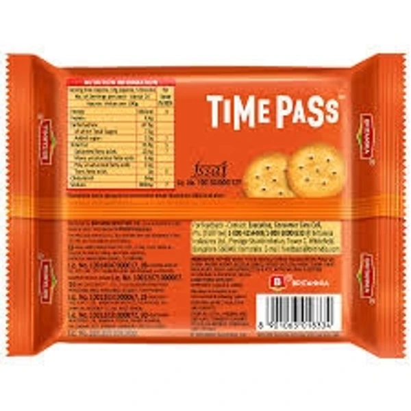 Britannia  50-50 Timepass Classic Salted Biscuits  - 142g