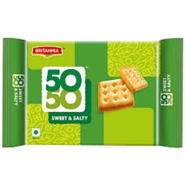 Britannia 50-50 Sweet & Salty Biscuit  - 62.8g