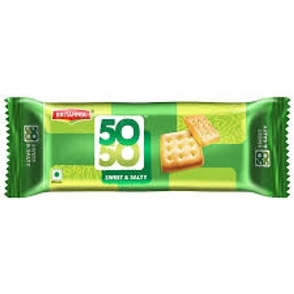 Britannia 50-50 Sweet & Salty Biscuit  - 62.8g