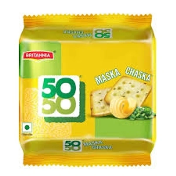 Britannia 50-50 Maska Chaska Salted Biscuits  - 105g