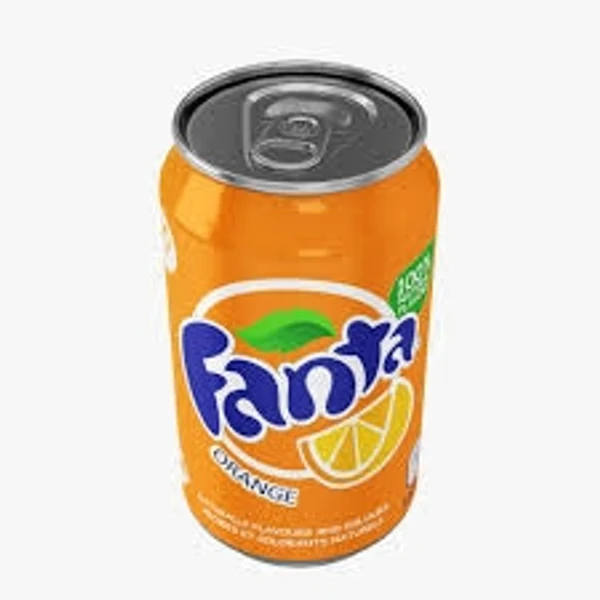 Fanta Soft Drik - Orange Flavoured, Refreshing  - 300ml - Can