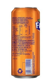 Fanta Soft Drik - Orange Flavoured, Refreshing  - 300ml - Can