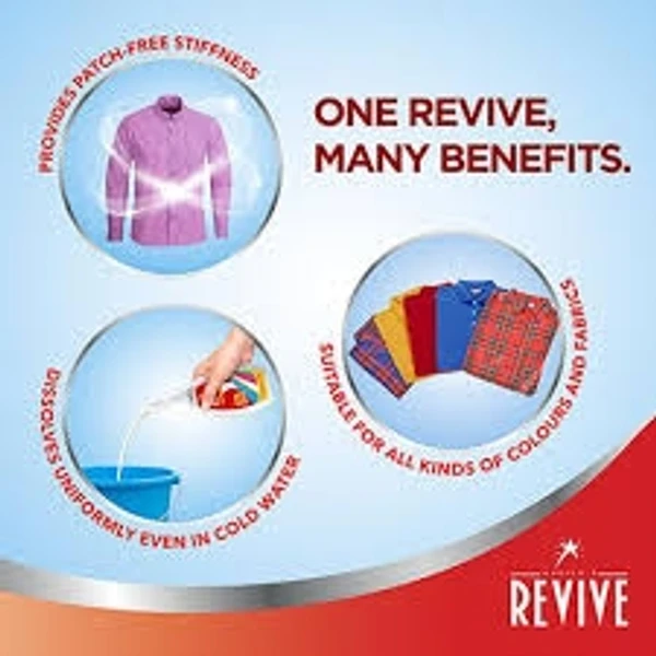 Revive Liquid Stiffener - All Fabric, All Colours,  - 400g (Bottle)