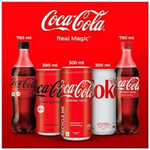 Coca-Cola  Soft Drinks, Original Taste  - 750ml