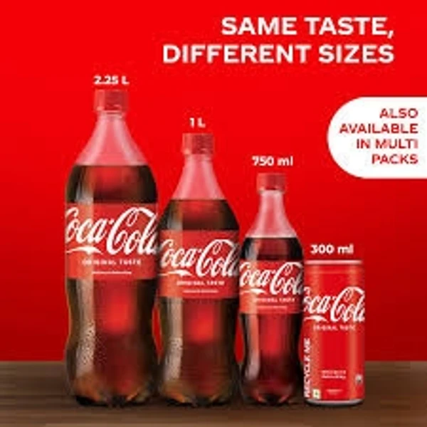 Coca-Cola  Soft Drinks, Original Taste  - 750ml