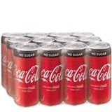 Coca Cola  Zero Sugar Soft Drink  - 300ml