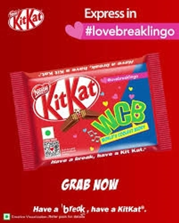 Nestle  Kit Kat -Have a break, have a Kit Kat  - 57g