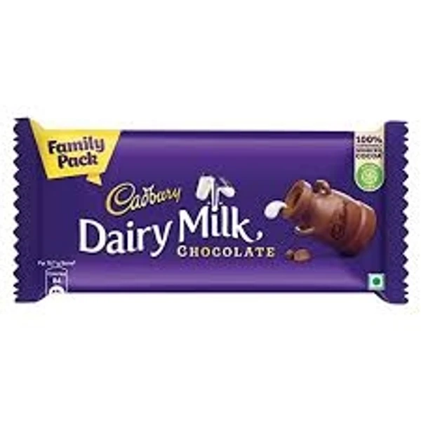 Cadbury Dairy Milk Family Pack - Chocolate Bar - 123g