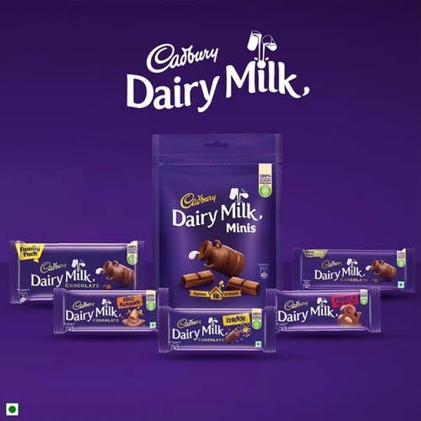 Cadbury Dairy Milk Chocolate Bars - 24g -pouch