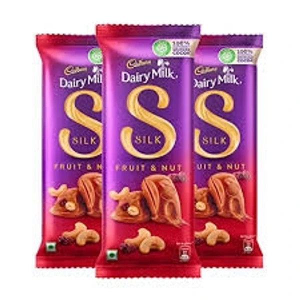 Cadbury Dairy Milk Silk Fruit & Nut Chocolate Bar - 55g