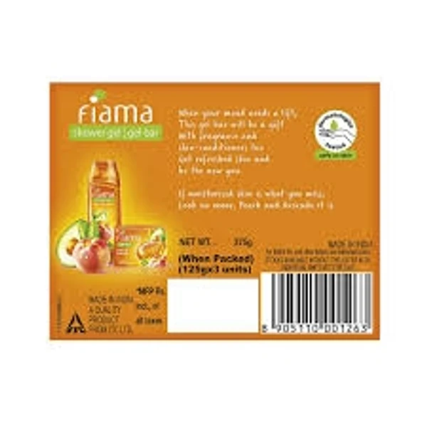 Fiama Shower Gel Peach & Avocado , With Skin Conditioner-  Moisturised Skin - 250ml