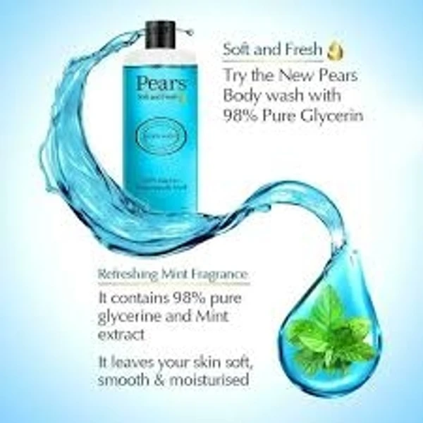 Pears Shower Gel- Soft & Fresh Body Wash - 250ml