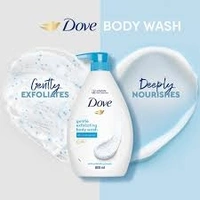 Dove  Gentle Exfoliating Beads Body wash For Softer Smoother Skin - 800ml