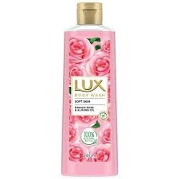 Lux Body Wash With  French Rose & Almond Oil, Soft Touch - 235ml