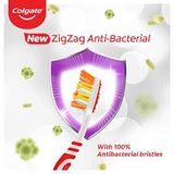 Colgate Zigzag+ Antibacterial Toothbrush Medium - 6pcs