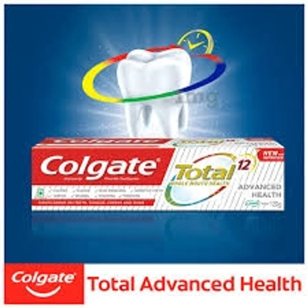 Colgate Total Advanced Health Toothpaste, Provides 12 hr Anti- Germ Protection - 120g