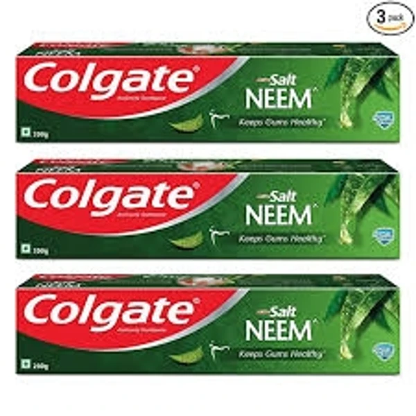 Colgate Toothpaste- Active Salt Neem, Anticavity - 200g