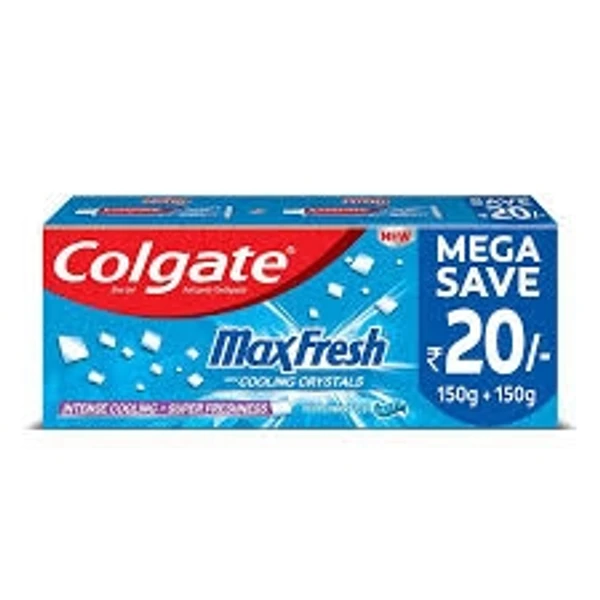 Colgate Toothpaste Max Fresh Blue Peppermint Ice Gel - 300g