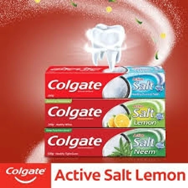 Colgate Active Salt Toothpaste - Lemon - 100g