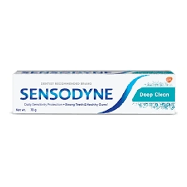 Sensodyne Toothpaste Deep Clean, Sensitive For Advanced Cleaning And Lasting Freshness - 70g