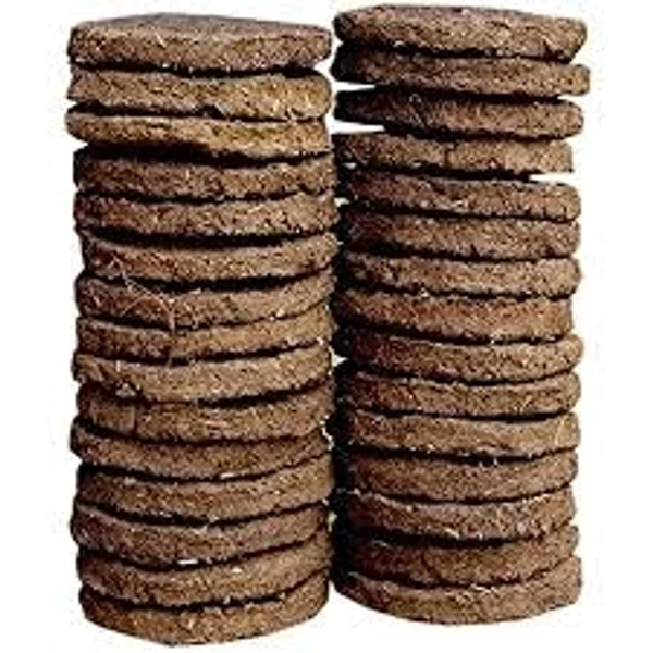Cow Dung Cake - Big , Used For Havanas - 2pcs