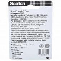 Scotch  Magic Tape Refill Roll, 810 Series, 19cm× 32.9m - 1pcs