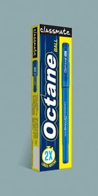 Classmate  Octane Ball Pen - Blue - Blue, 10pcs - (Pack Of 10)