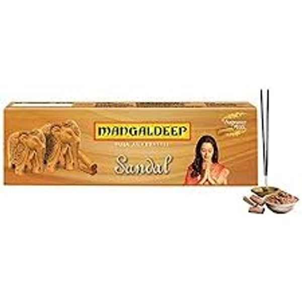 Mangaldeep Sandal Agarbatti - 76Pcs sticks