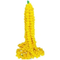 Garland Marigold Flower, Yellow  - 2ft, Yellow