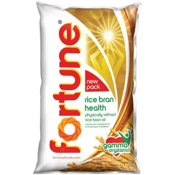 Fortune Rice Bran Oil - 1 L - Pouch