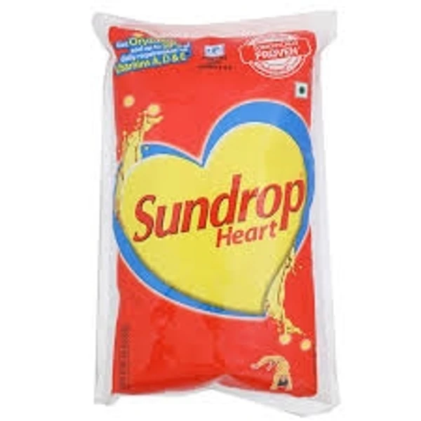 Sundrop Heart Blended Cooking Oil - 1 L - Pouch