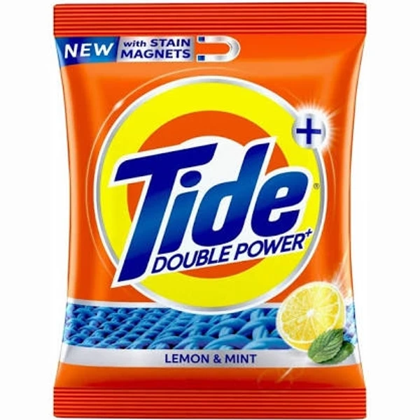 Tide Detergent Powder- double Powe, Lemon & Mint - 1kg