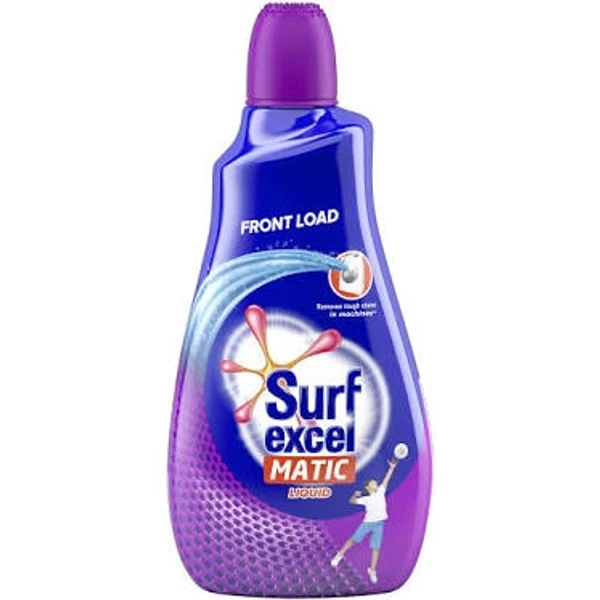 Surf Excel Detergent Matic Liquid, Front Load - 500ml