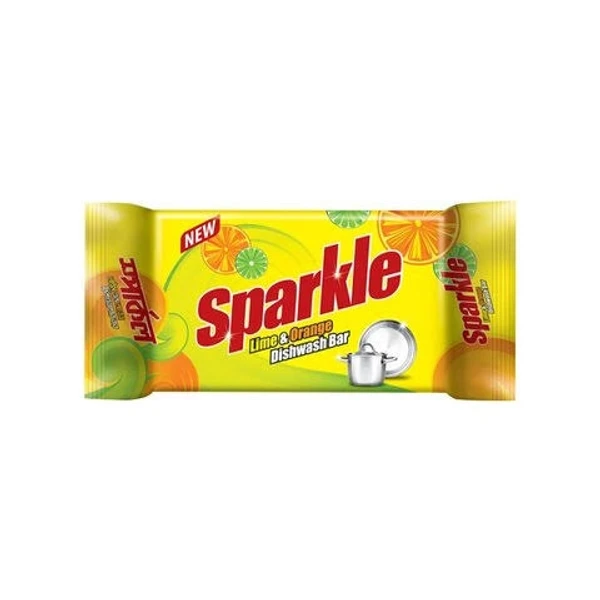 Sparkle Dishwashing Bar - Lime & Orange  - 135g