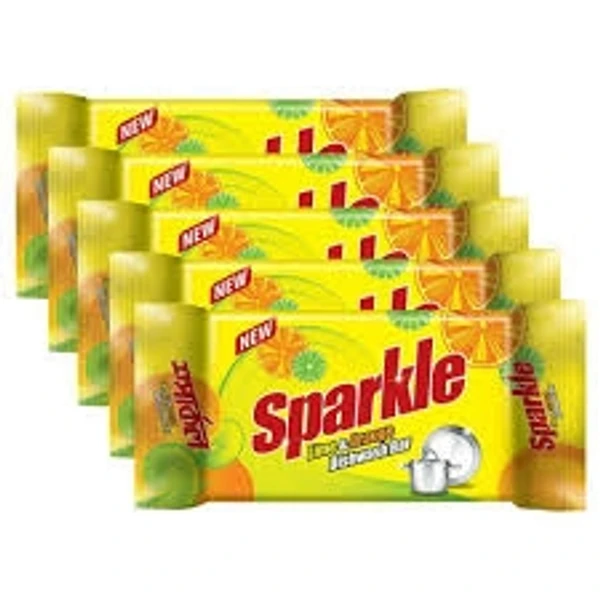 Sparkle Dishwashing Bar - Lime & Orange  - 135g